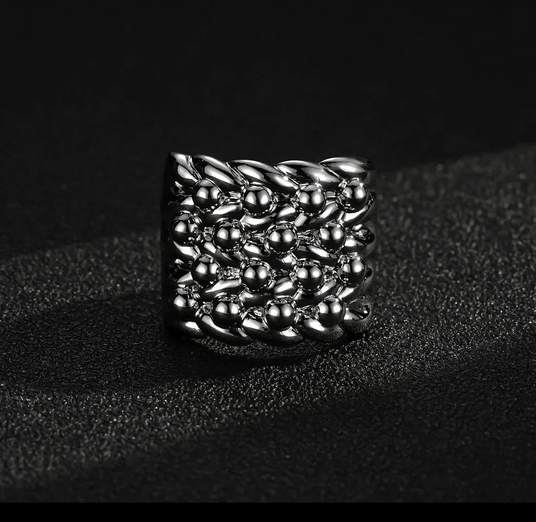 SILVER XXL KEEPER RING