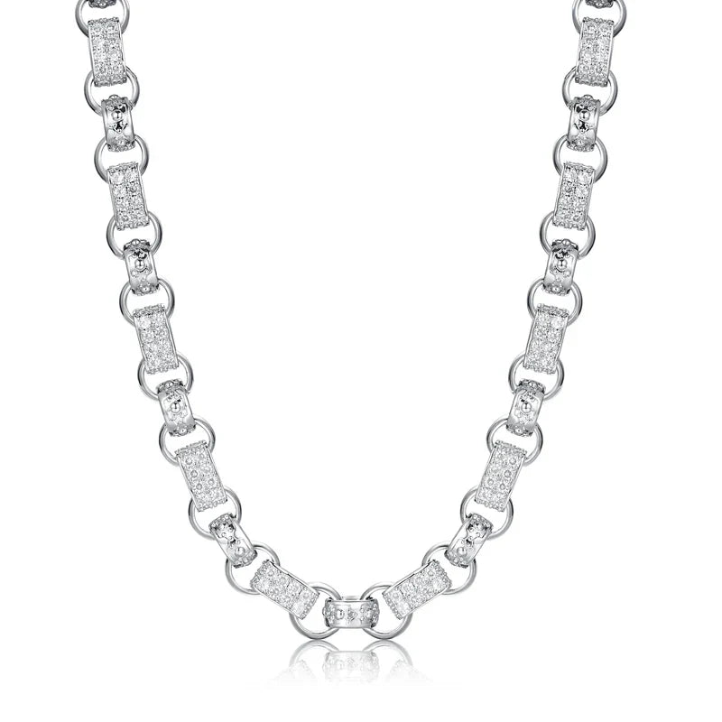 SILVER XXL GYPSY LINK BELCHER CHAIN