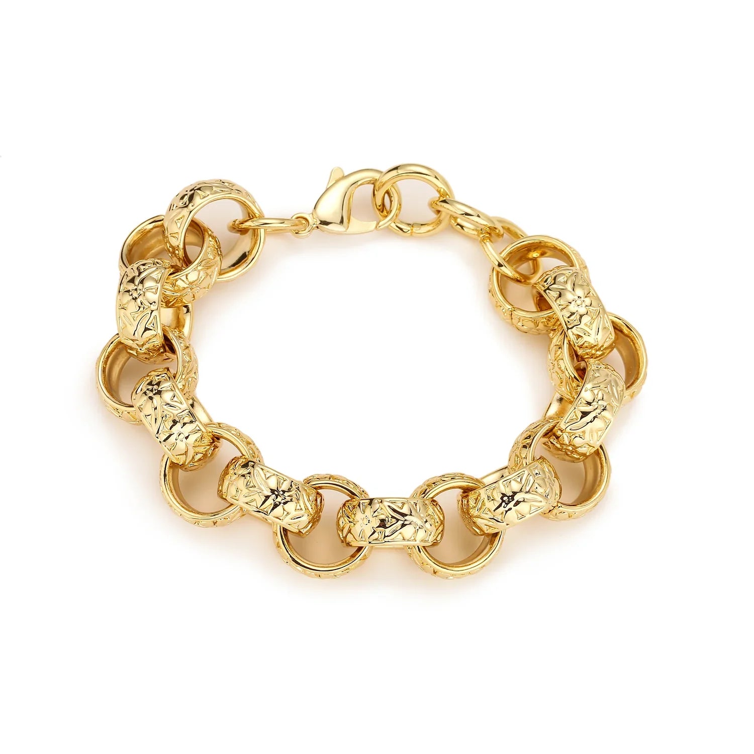 20MM GOLD XXL ORNATE BELCHER BRACELET